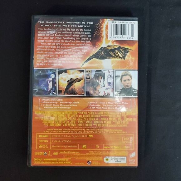 Stealth [DVD, 2005] ‧ Action/Sci-fi - Picture 4 of 4